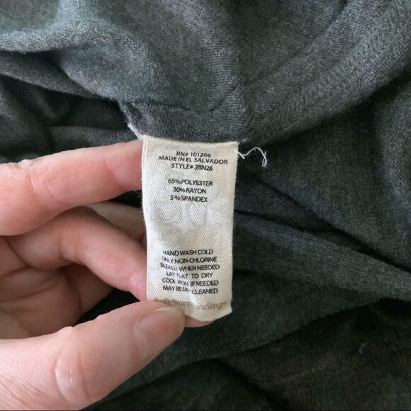 SOFT SURROUNDING long sleeve green tunic size M - Picture 9 of 10